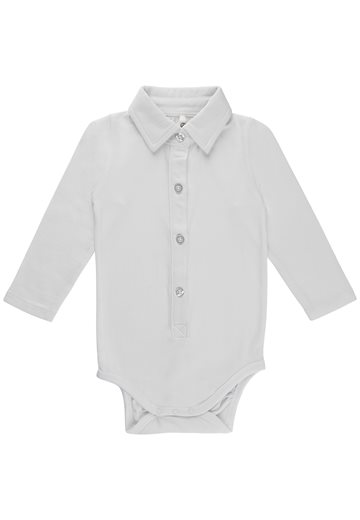 The New Siblings Enrico LS Skjorte Body - Bright white